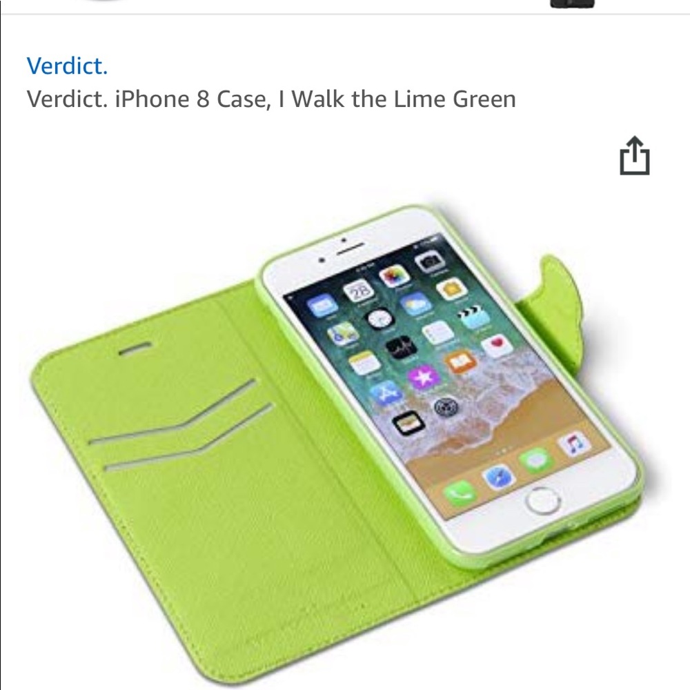 NWT  iPhone 8+ case it’s two card slots